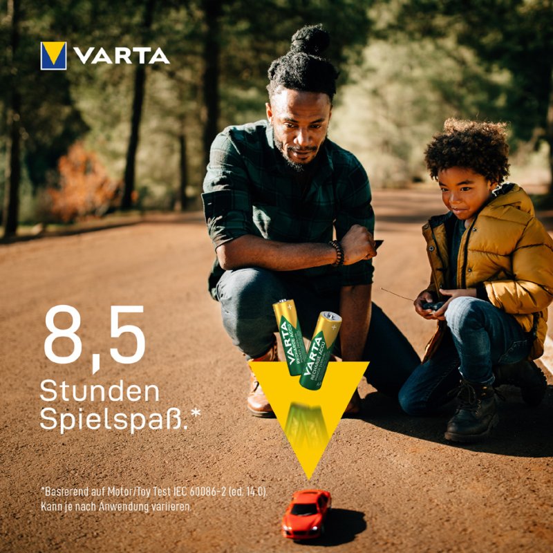 VARTA oplaadbare AA batterijen Ready2Use, NiMH 2600 mAh, 2 stuks