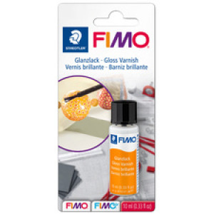 FIMO glansvernis, waterbasis, 10 ml, glazen flesje