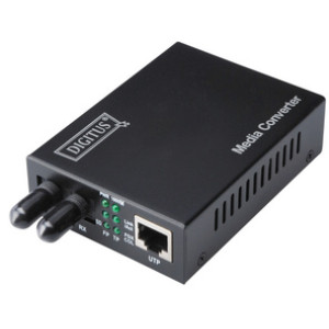 DIGITUS Fast Ethernet mediaconverter, RJ45/ST, multimode, 2 km