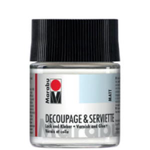 Marabu servettenlak & lijm, mat, 50 ml