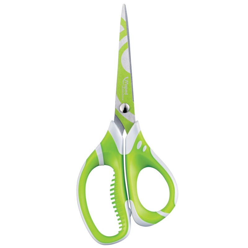 Maped ciseaux enfant Zenoa Sensitiv, pointu, 150 mm, acier inoxydable brossé