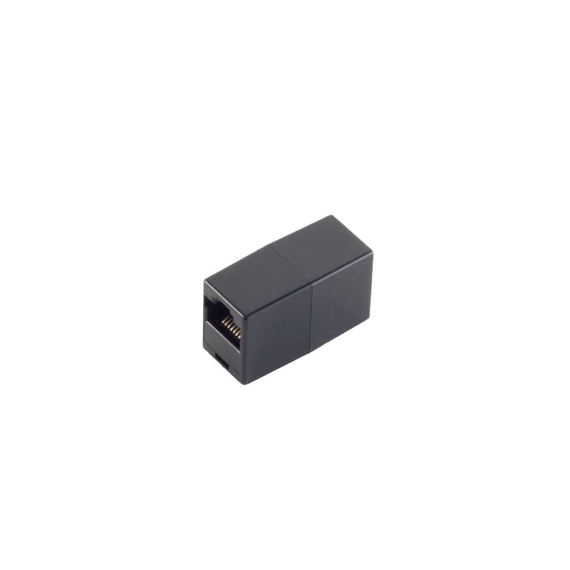 shiverpeaks adaptateur modulaire en ligne RJ45, noir, non blindé
