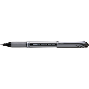 Pentel EnerGel XM BL27 rollerpen, blauw, 0,35 mm, grijs