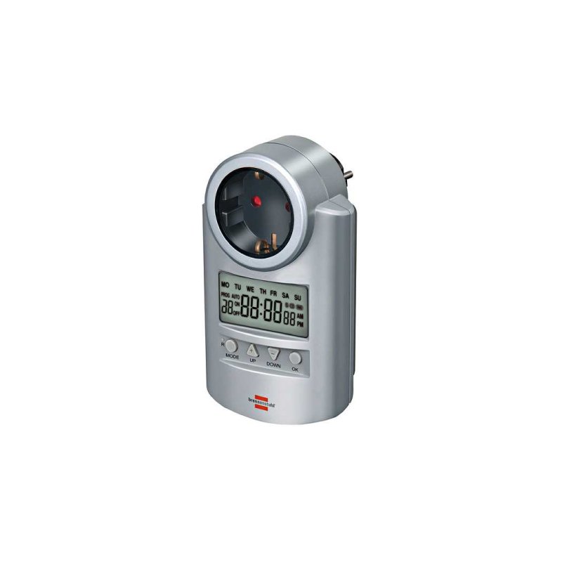 brennenstuhl minuterie numérique programmable Primera-Line DT, argent, 16 A, 3680 W