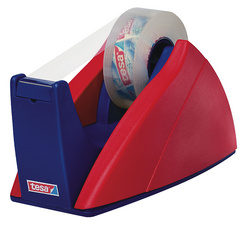 tesa taperoller Easy Cut, donkerblauw, zonder tape, 19 mm