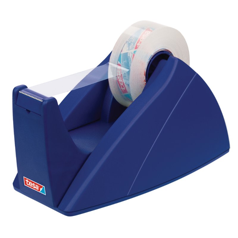 tesa distributeur de table Easy Cut, rouge/bleu, sans rouleau