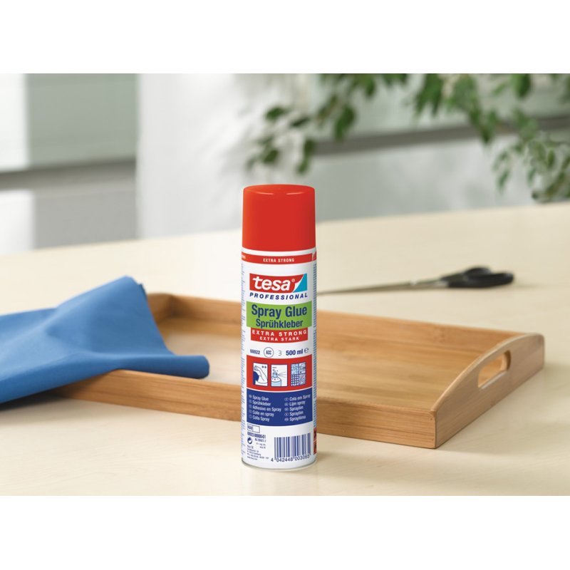 tesa spuitlijm extra sterk, wit, 500 ml
