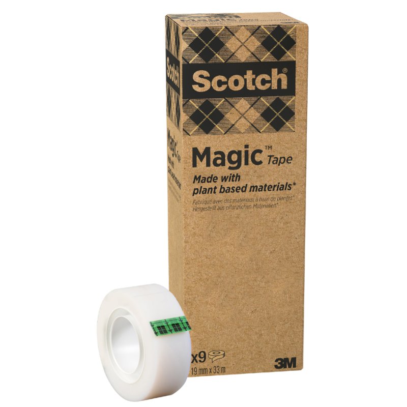 Scotch Magic plakband 900, 19 mm × 30 m, onzichtbaar