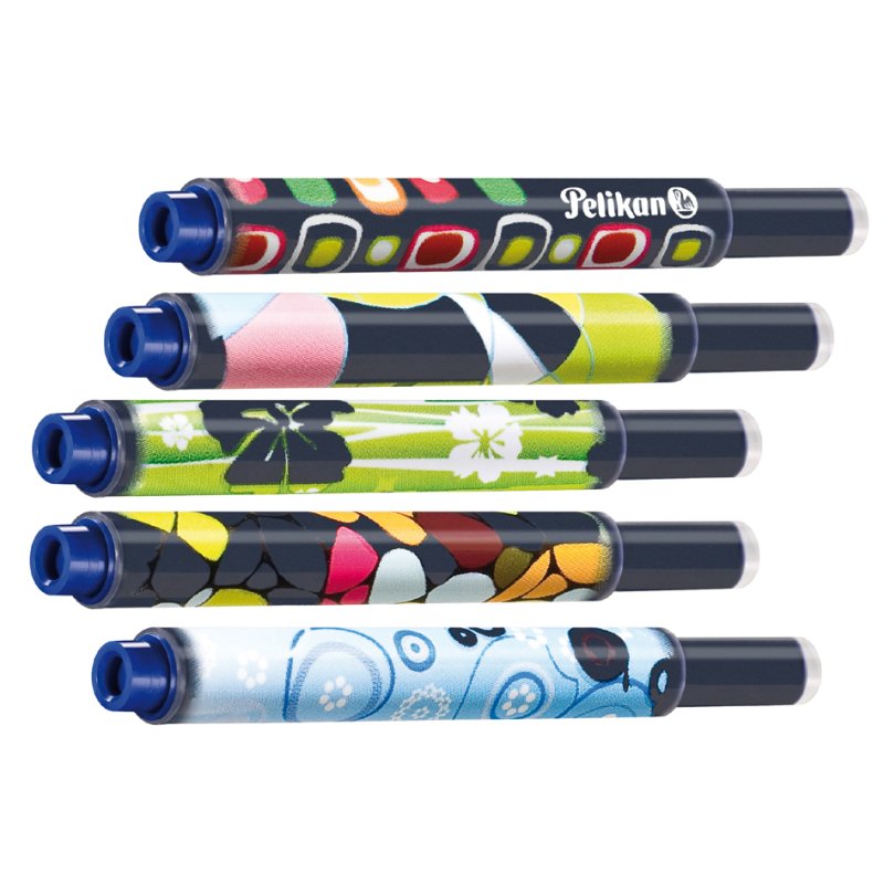 Pelikan cartouches d'encre pour stylos plume LAMY, bleu royal, effaçable, 10 pièces
