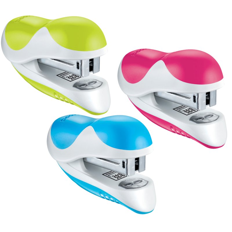Maped agrafeuse Ergologic Mini, couleurs assorties, 15 feuilles, 27 mm