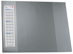 Läufer DURELLA D2 schrijfonderlegger, grijs, 520×650 mm