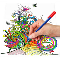STAEDTLER viltstiften Triplus, driehoekig, 20 stuks, gekleurde set
