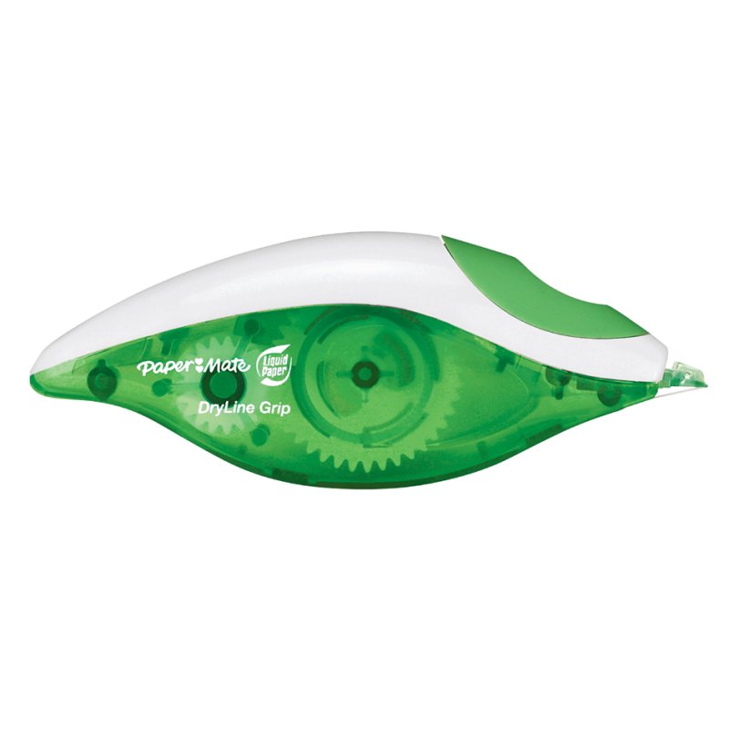 PAPER:MATE rouleau correcteur Dryline Grip, 5 mm × 8,5 m, couleurs assorties