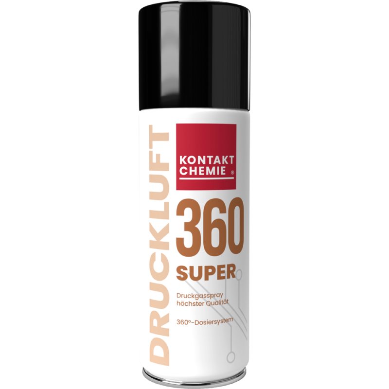KONTAKT CHEMIE nettoyant à air comprimé, valve 360 degrés, ininflammable, 200 ml