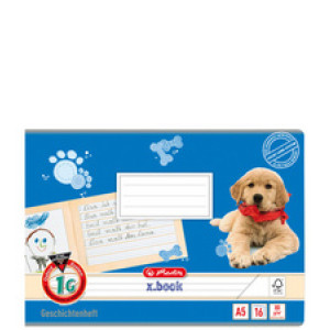 herlitz verhalenschrift x.book, A4, 3e schooljaar, 16 vel