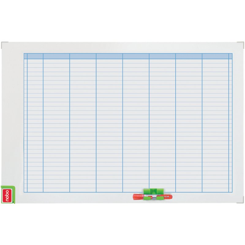 Nobo week planner Performance, magnetic, 900×600 mm, white