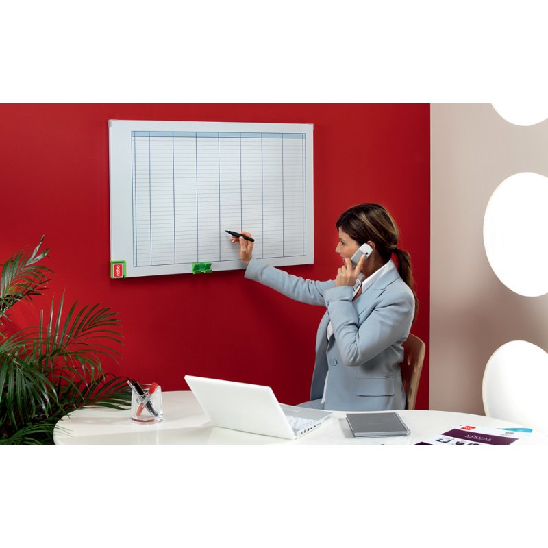 Nobo week planner Performance, magnetic, 900×600 mm, white