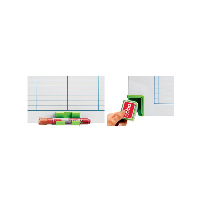 Nobo Performance month planner, white, whiteboard, magnetic surface