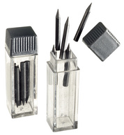 herlitz potloodstiftjes, 2 mm, voor passer, 10 stuks