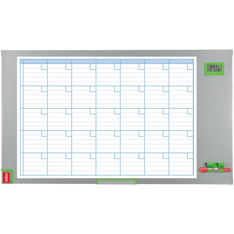 Nobo planificateur mensuel Performance Plus, magnétique, blanc, 103,5 × 60 cm