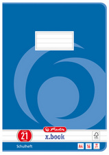 herlitz schoolschrift A4, gelinieerd/geruit, 16 vel