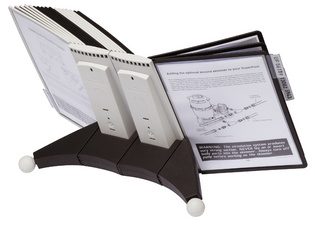 DURABLE documentdisplaysysteem SHERPA table 20, complete set, A4, 20 sichttafels