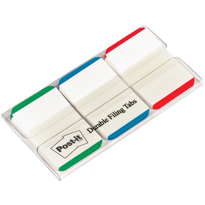 Post-it Index Strong bandes de marquage, 25,4×38,1 mm, champ d'écriture blanc, 66 pièces