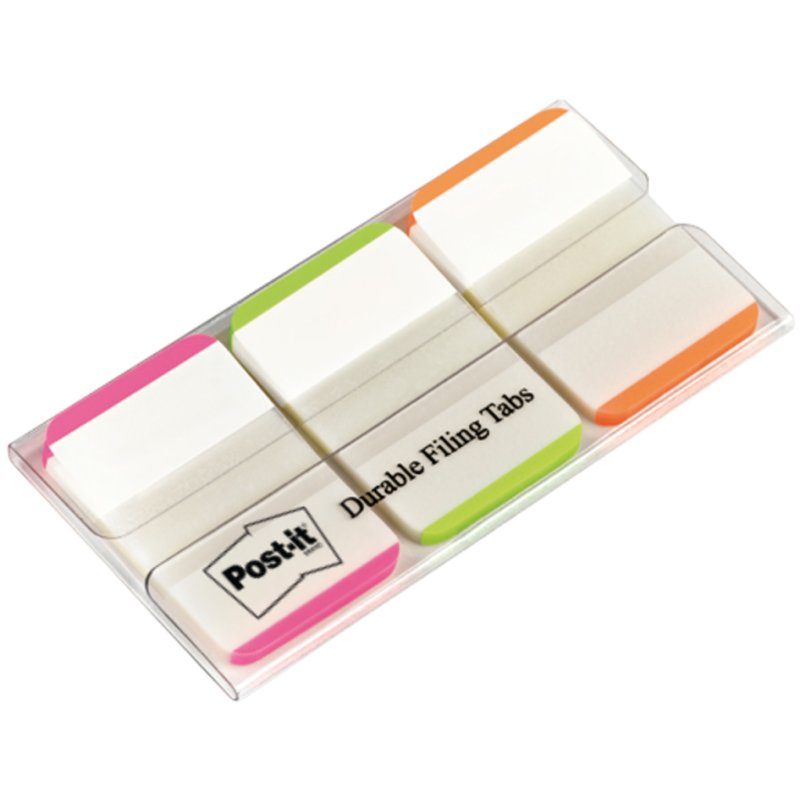 Post-it Index Strong bandes de marquage, 25,4×38,1 mm, champ d'écriture blanc, 66 pièces