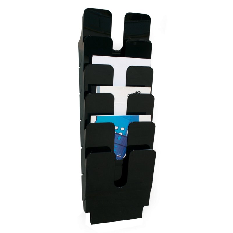 Durable wandbrochurehouder 'Flexiplus 6', A4, 6 vakken