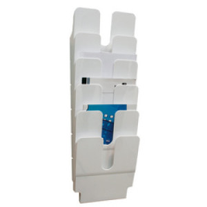 Durable wandbrochurehouder 'Flexiplus 6', A4, 6 vakken