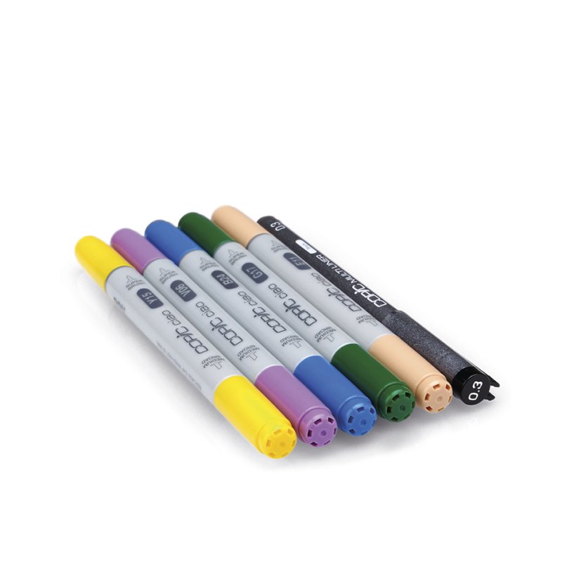 COPIC Ciao markers set Manga 1, 5 markers and multiliner, alcohol-based