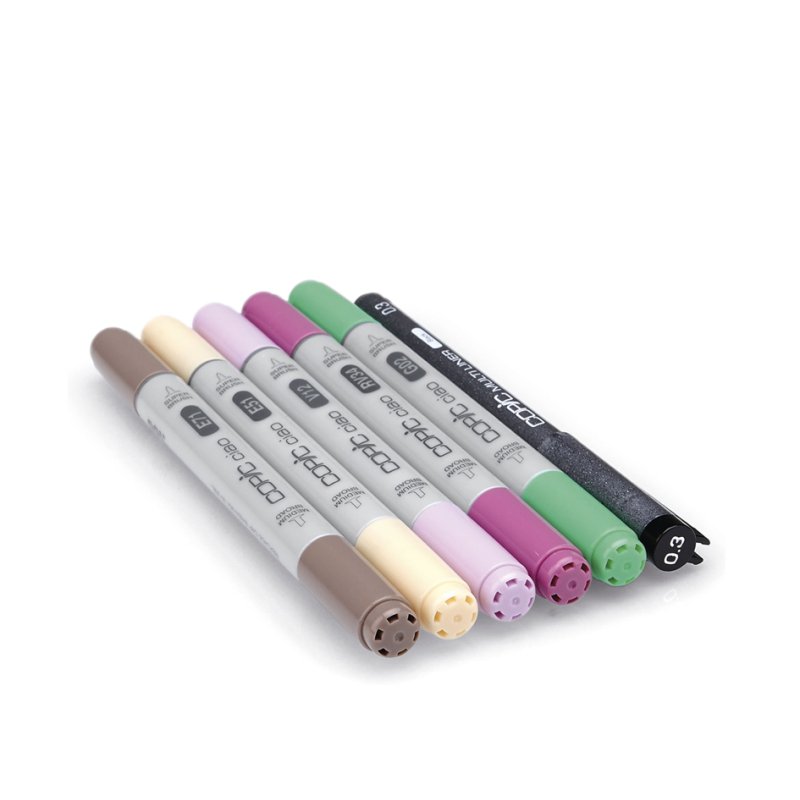 COPIC Marker Ciao set Manga 3, 5 markers + multiliner, alcohol-based