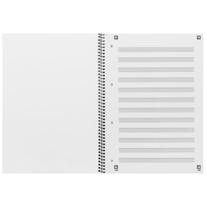Oxford bloc-notes A4, ligné, 50 feuilles, 90 g/m²