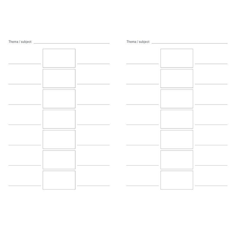 Oxford cahier de vocabulaire, type de lignes 4V, A4, 16 pages