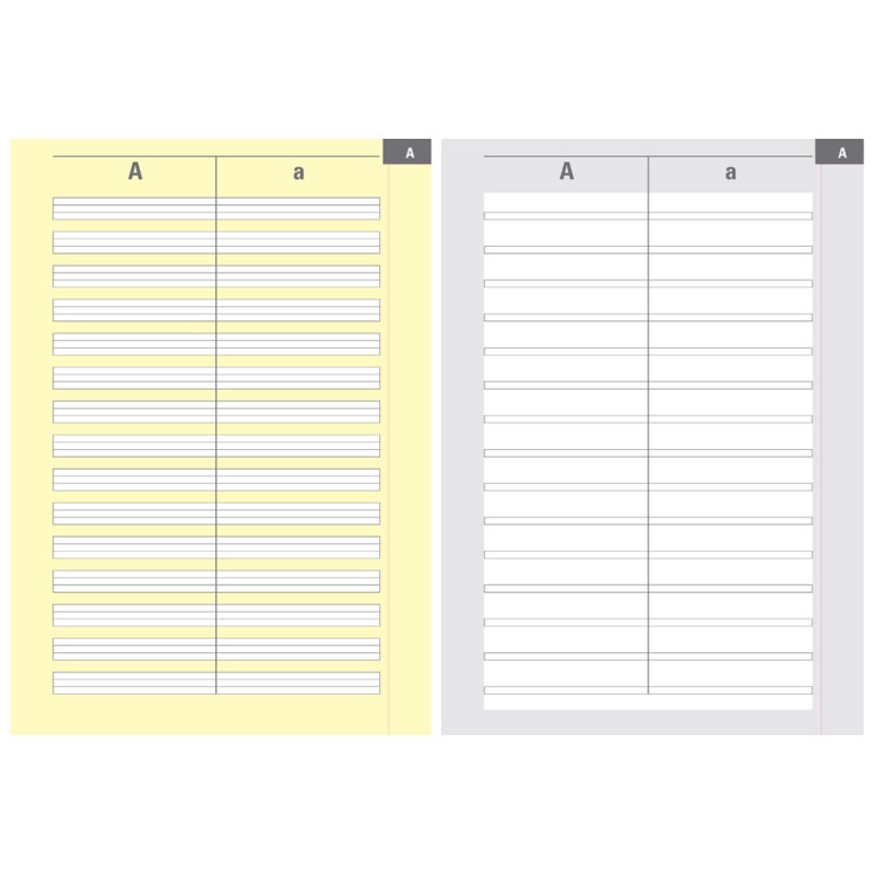 Oxford cahier de vocabulaire, lignes 2W, A5, 28 feuilles