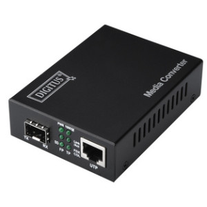 DIGITUS Gigabit-mediaconverter, RJ45/SFP, reikwijdte 80 km