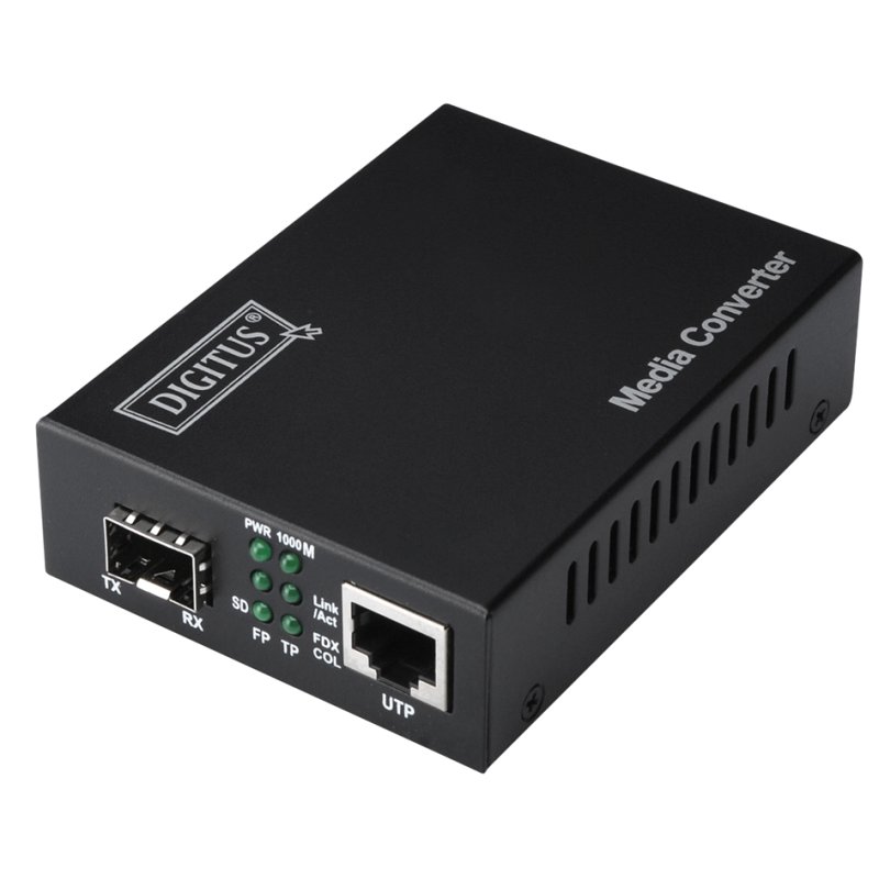 DIGITUS Gigabit-mediaconverter, RJ45/SFP, reikwijdte 80 km