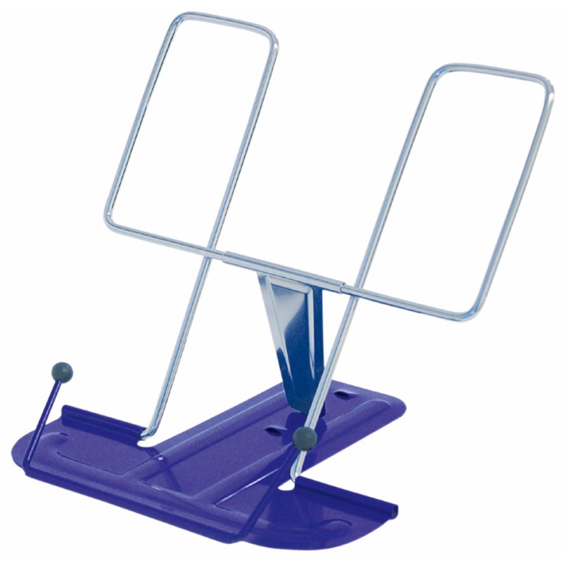 WEDO porte-livres, métal avec support chromé, ajustable
