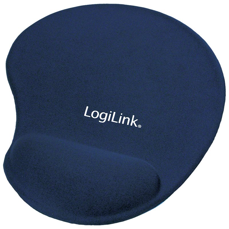 LogiLink repose-poignet avec tapis de souris gel, rose, 235×200×30 mm