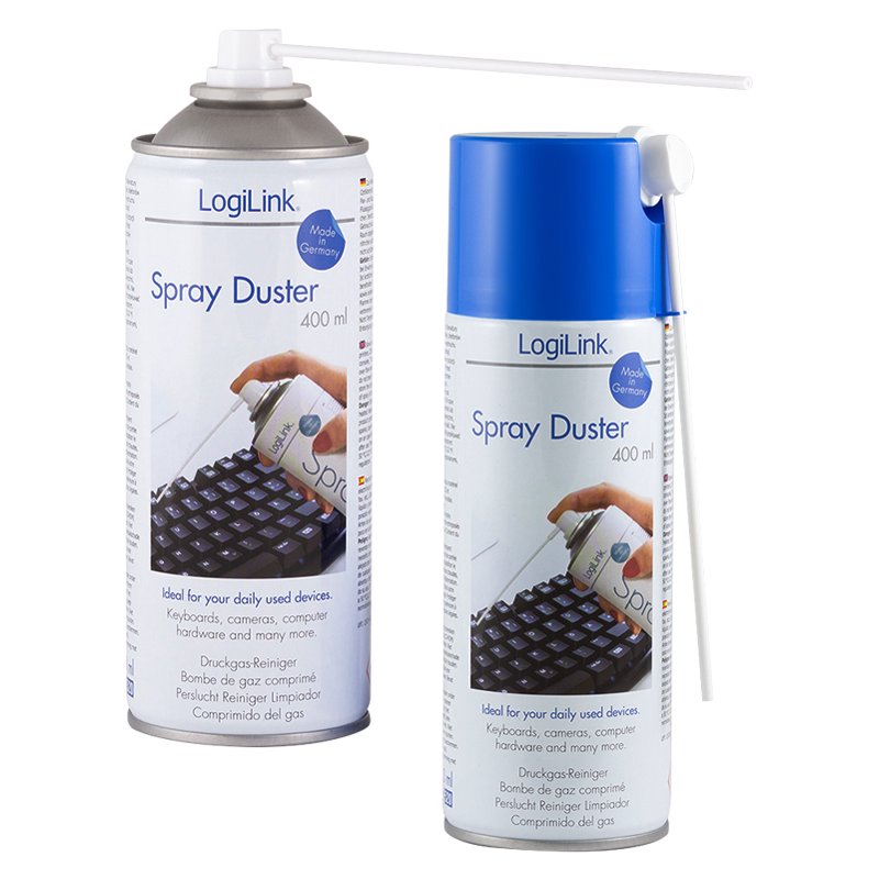 LogiLink nettoyant à air comprimé spray, 400 ml, électronique et équipements de bureau