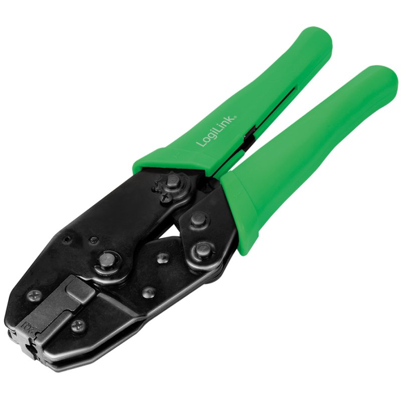 LogiLink Professional RJ45 crimping tool, cable stripper, black/green