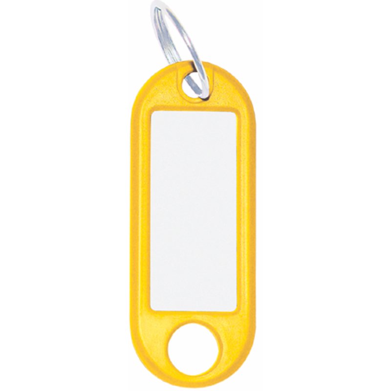 WEDO porte-clés avec anneau, marron, 18 mm, 100 pièces