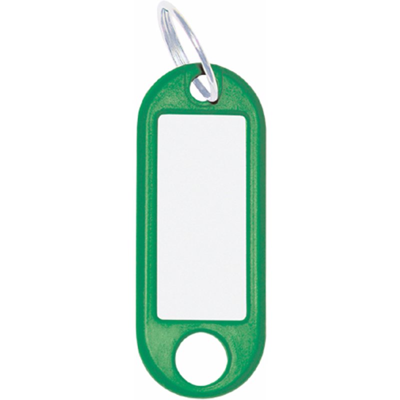 WEDO porte-clés avec anneau, marron, 18 mm, 100 pièces
