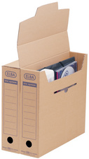 ELBA archiefbox standard tric systeem, naturel bruin, 158×333×308 mm, 6 stuks