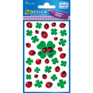AVERY Zweckform geluksstickers Gelukbrengers, papier, 3 vel à 70 stuks