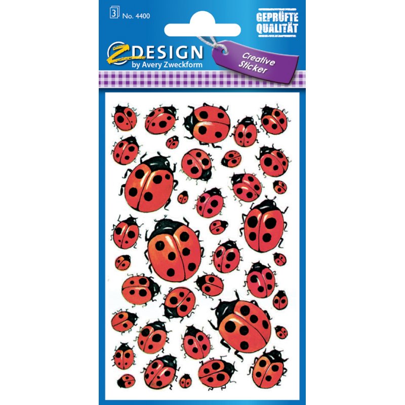AVERY Zweckform geluksstickers Gelukbrengers, papier, 3 vel à 70 stuks