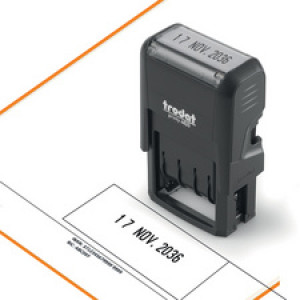 trodat datumstempel Printy 4.0 4820, zelfkleurend, 4 × 25 mm, zwart