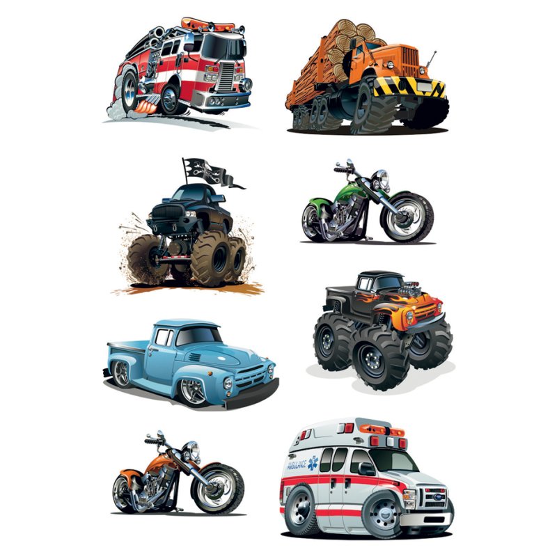 HERMA autocollants police et services d'urgence, auto-adhésifs, 84×120 mm, 3 feuilles de 12 autocollants