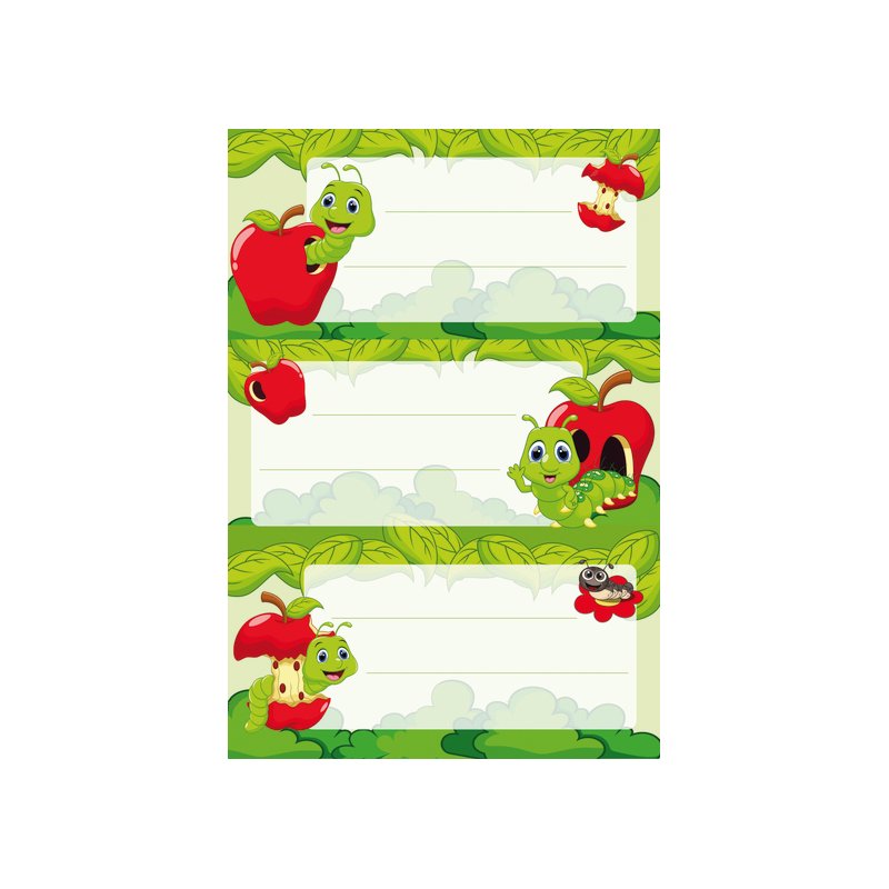 HERMA Prinses schoolboek-etiketten, 76×35 mm, 6 stuks