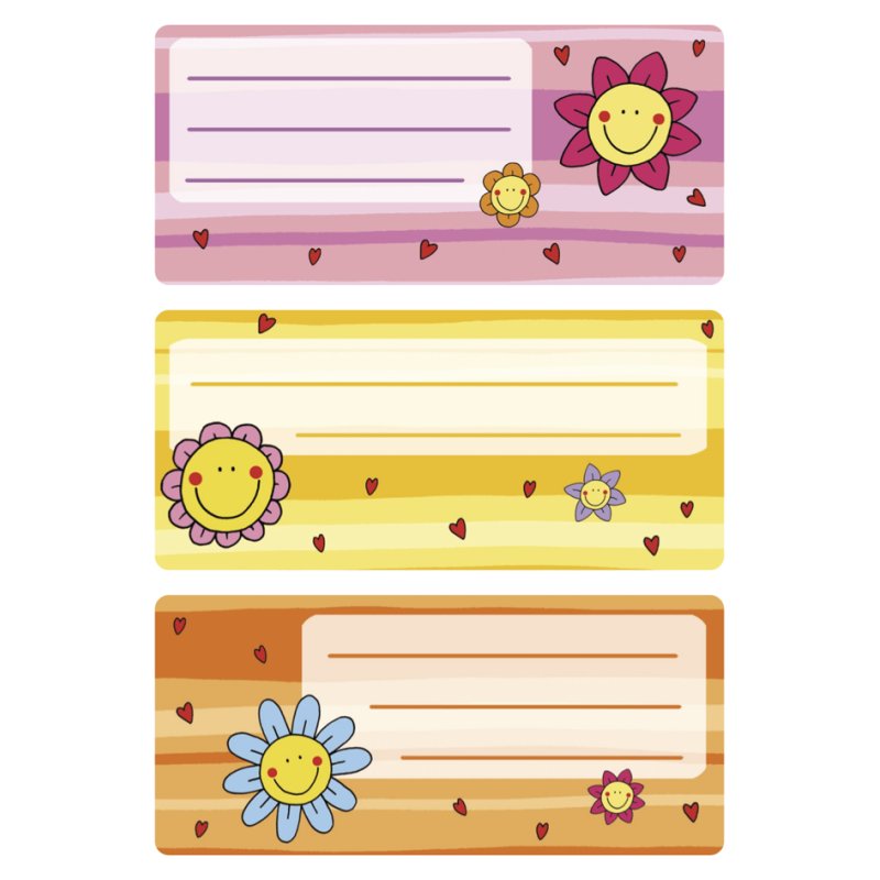 HERMA Prinses schoolboek-etiketten, 76×35 mm, 6 stuks